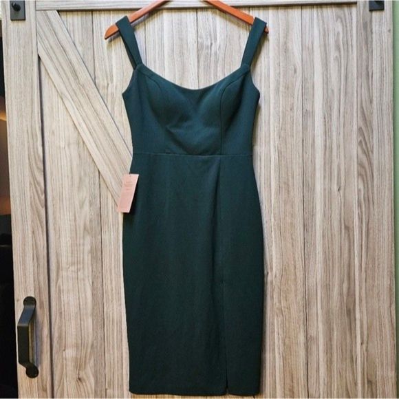 BHLDN Ana Crepe Midi Dress - Picture 3 of 16